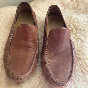 Mens Cole Haan mens tan leather loafers size 9